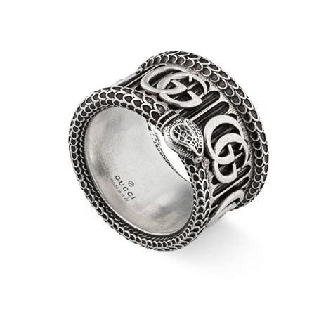 gucci men's g ring|gucci silver ring for men.